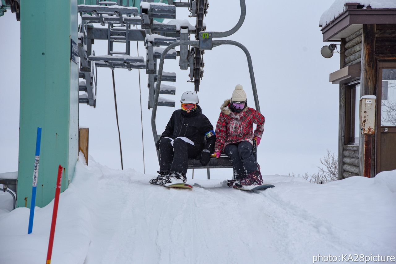 新嵐山スカイパーク・メムロスキー場　十勝エリアに待望の大雪＆パウダースノーがやって来た！歓喜のノートラックライディング(^^)v